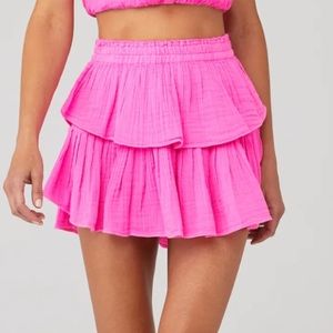 LoveShack Ruffle Mini Skirt